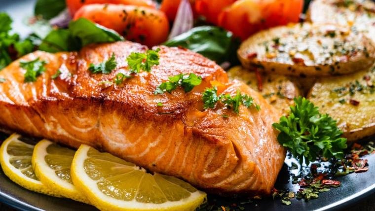 Gerecht met zalm